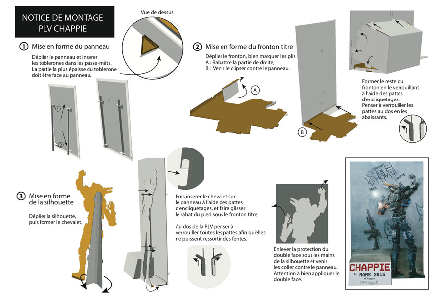 photo de la PLV Chappie